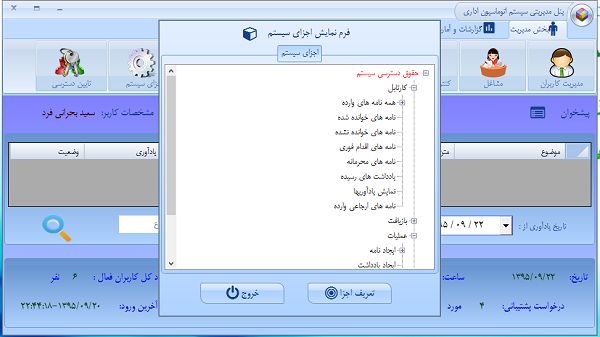 سیستم اتوماسیون اداری - اجزای سیستم